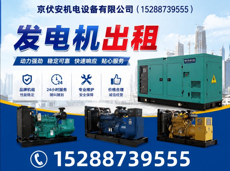 巴音郭楞柴油发电机组出租展示图