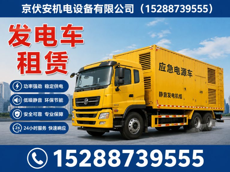 巴音郭楞静音发电车租赁展示图